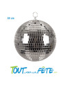 Boule disco 50cm argent