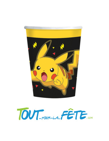 Lot de 8 gobelets Pokémon © 237 ml