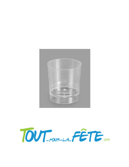 Lot de 10 shooters 33ml transparent