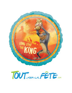 Ballon aluminium double face Le Roi Lion 43cm