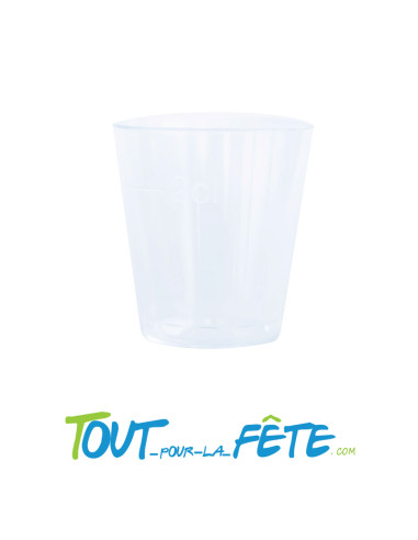 50 verrines transparente 3 cl