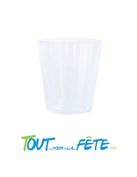 50 verrines transparente 3 cl