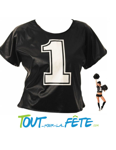 Tee-Shirt de Pompom Girl Adulte Taille M/L