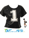 Tee-Shirt de Pompom Girl Adulte Taille M/L