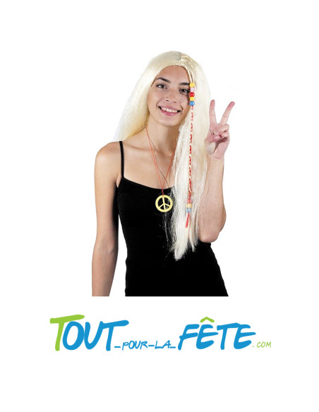 Perruque Longue d'Hippie