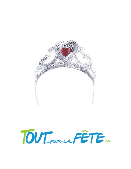 Serre-tête Diadème à Paillettes Argenté