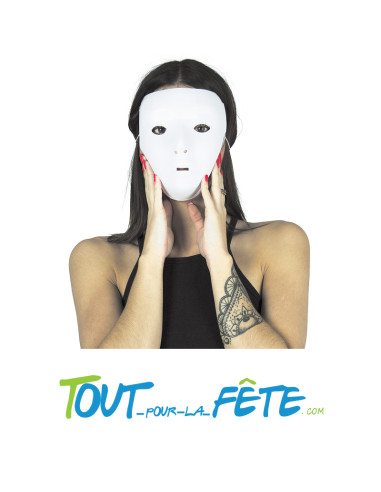 masque blanc a peindre
