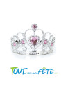 Couronne de Princesse Argent et Rose