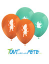 8 ballons en latex Vaiana 30 cm