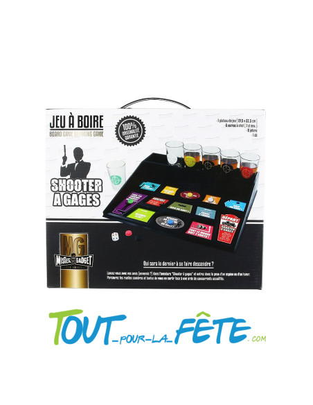 Jeu à boire shooter à gages
