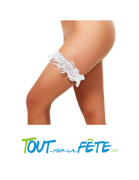 Jarretelle blanc