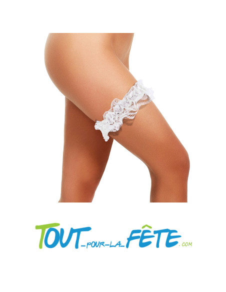 Jarretelle blanc