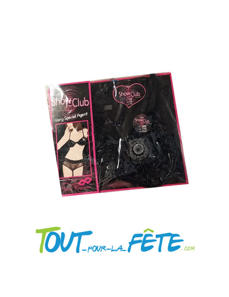 Ensemble de lingerie sexy policière ( 2 pièces )