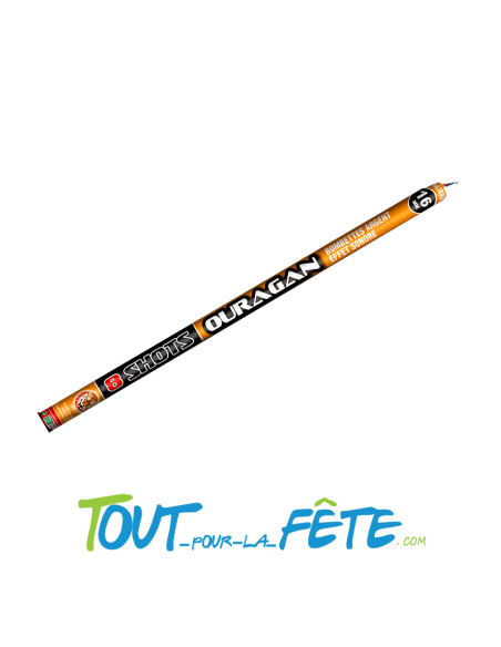 Chandelle romaine ouragan bombette argent 8 coups