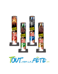 1 fusée multicolore 50 mm