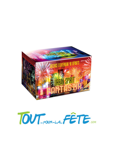 Feux d'artifice compact Urban spirit fantastik 48 coups 50 secondes