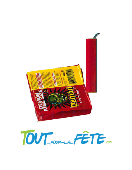 Pétard à mèche Demon king size Ardi paquet de 6