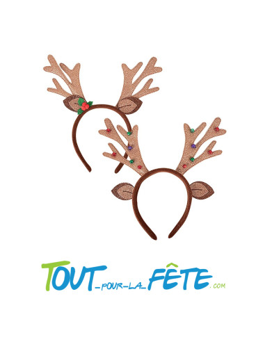Serre-tête renne à paillettes