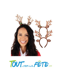 Serre-tête renne à paillettes 2