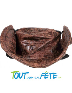 Chapeau pirate effet cuir
