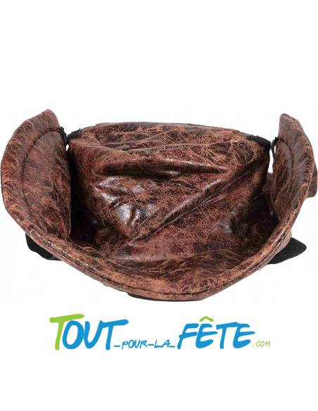 Chapeau pirate effet cuir