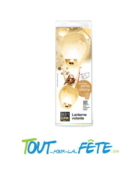 Lanterne celeste blanche