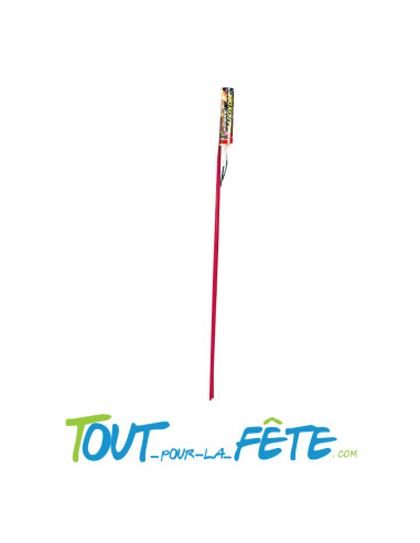 Fusée multicolore