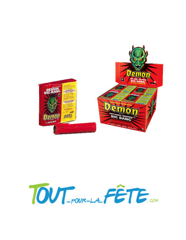 Pétard à mèche Demon big bang Ardi paquet de 4