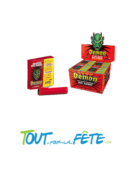 Pétard à mèche Demon big bang Ardi paquet de 4