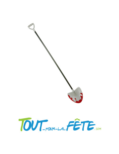 Pelle ensanglantée avec manche 122 cm