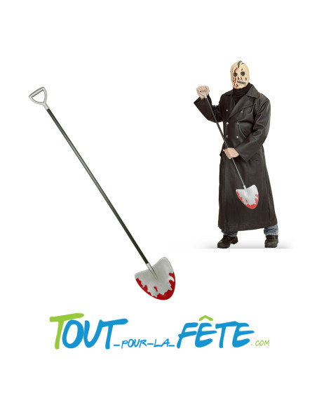 Pelle ensanglantée avec manche 122 cm