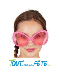 Lunette mouche rose