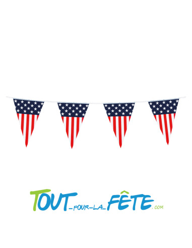Guirlande USA 6 mètres