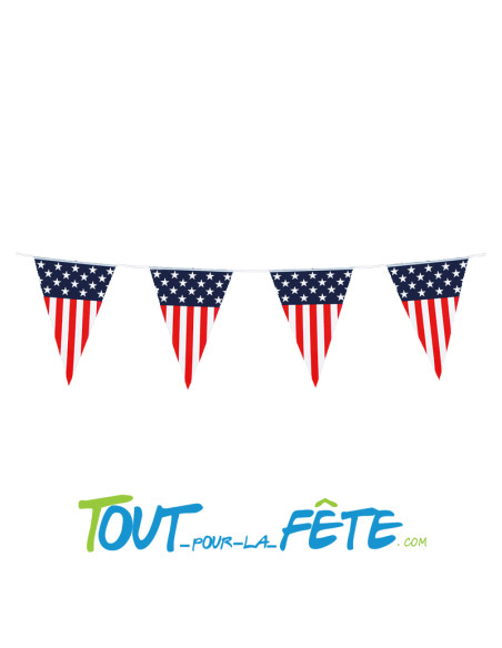 Guirlande USA 6 mètres