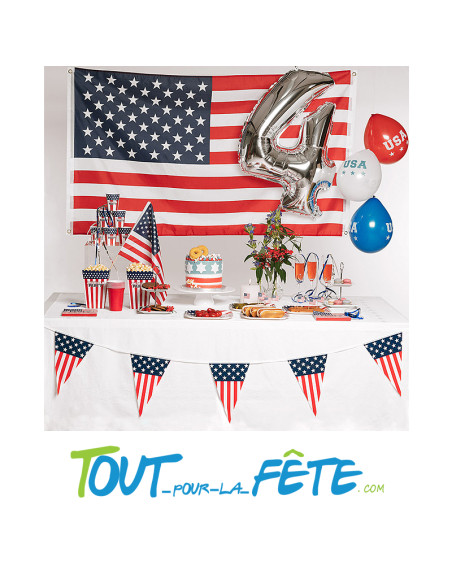 Guirlande USA 6 mètres
