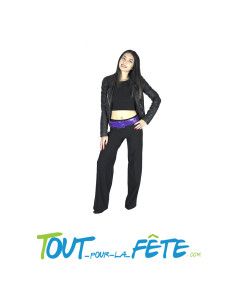 Ceinture disco violette brillante 2