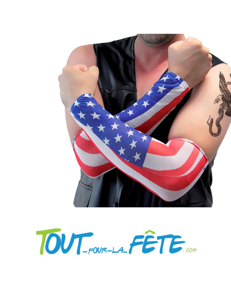 2 Collant de bras / manches USA