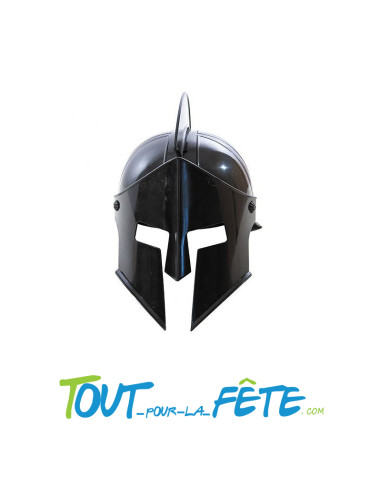 Casque chevalier noir
