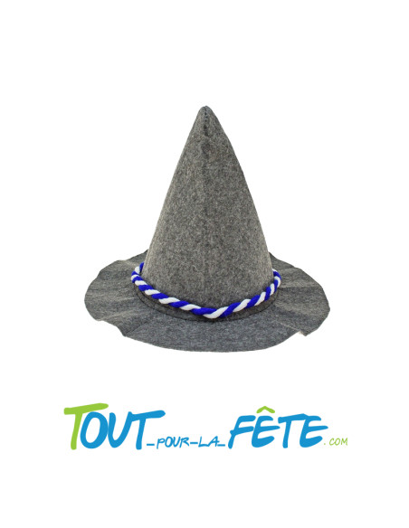 Chapeau fête de la bière gris