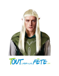Perruque d'elfe legolas taille adulte
