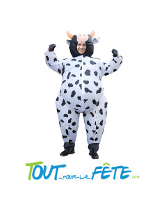 Costume auto gonflable vache hilarant et démesuré !