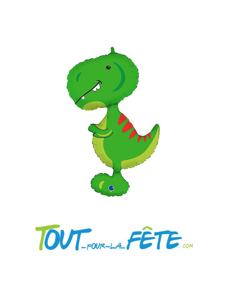Ballon aluminium Tyrannosaures 97cm