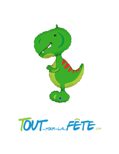 Ballon aluminium Tyrannosaures 97cm