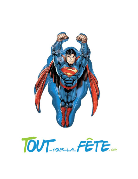 Ballon aluminium forme SuperMan 86cm