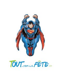 Ballon aluminium forme SuperMan 86cm