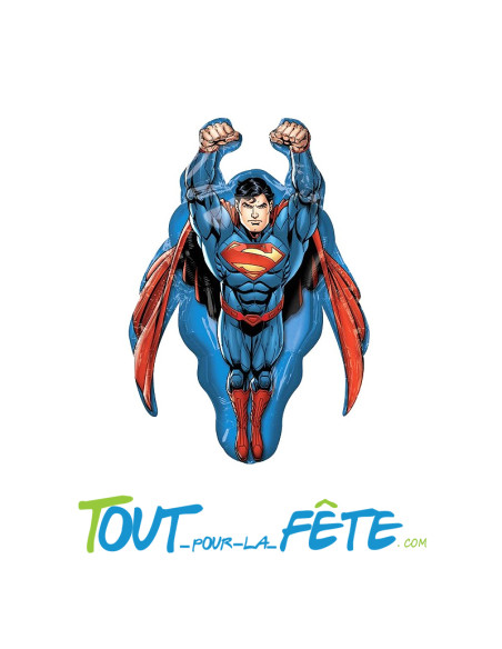 Ballon aluminium forme SuperMan 86cm