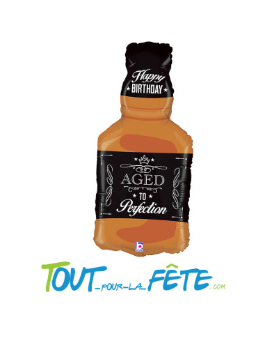 Ballon aluminium Bouteille de Whisky 79cm