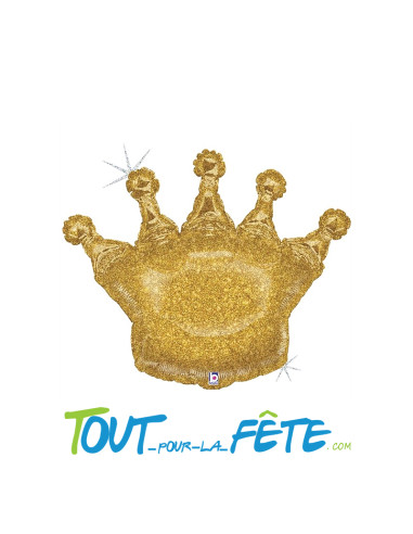 Ballon aluminium couronne 76cm