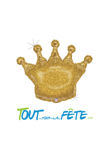Ballon aluminium couronne 76cm