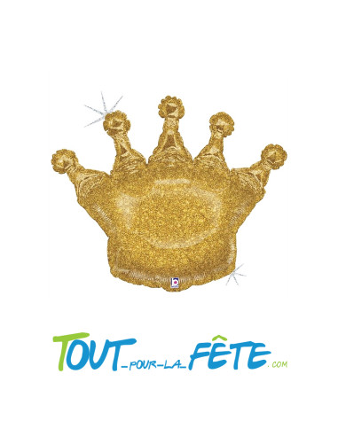Ballon aluminium couronne 76cm